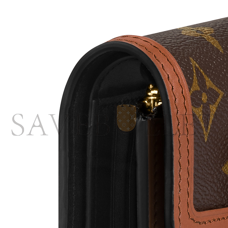 l**is V*t*n dauphine compact wallet m68725 (12*9*4cm)
